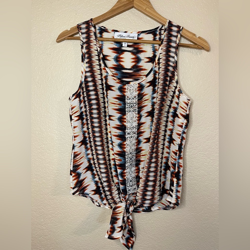 FIFTEEN-TWENTY Silk Tank Top Women’s size small